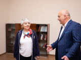 ნოტარიუსთა პალატის გამგეობის თავმჯდომარე დავით ფუტკარაძე სომხეთის ნოტარიუსთა პალატის თავმჯდომარეს ლილიტ მურადიანს შეხვდა